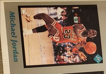 Michael Jordan TUFF STUFF magazine card (september 1991). Complete uncut page. MINT