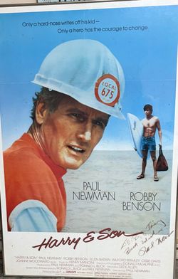 Signed movie poster