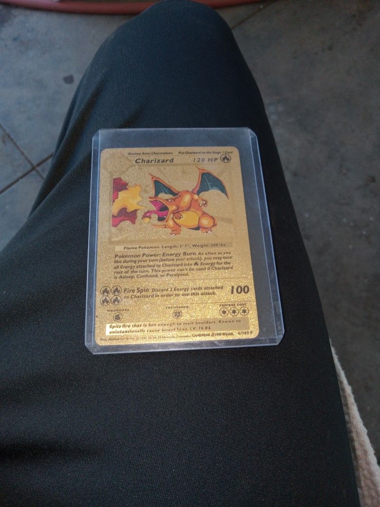 Charizard 120 Hp Pokémon Card