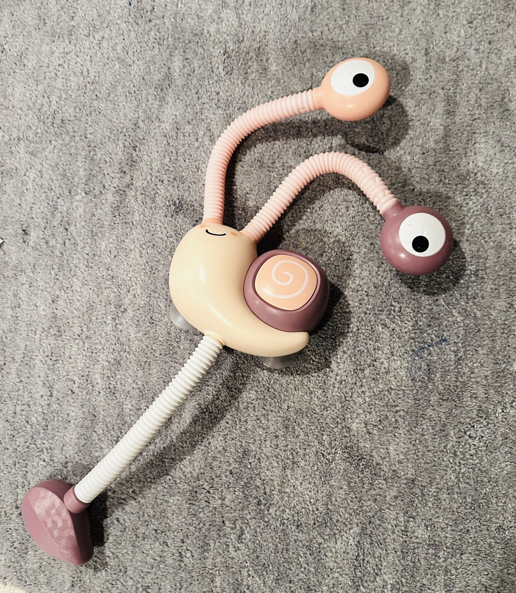 Snail Bath Toys for Baby Toddlers, Upgrade Electric Shower Head Baby Bath Toys Double Sprinkler Bathtub Tub Water Toys for Kids Preschool Child 18 Mon