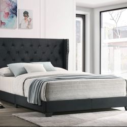 Full Size Bed Frame With Mattress 