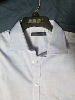 Tommy Hilfiger Blue Slim Fit button up dress shirt size L