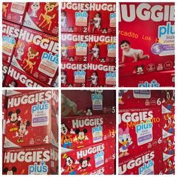 Huggies Little Movers Size 1 2 3 4 5 6 7 - Firm Price Pañales Diapers