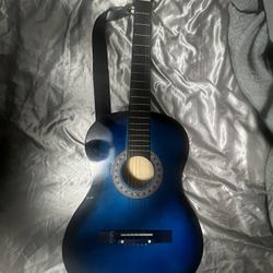 Blue 38” BC Acoustic Guitar