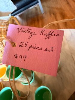 vintage Raffia