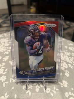 2025 Derrick Henry Red/White/Blue Prizm Football Card🔥