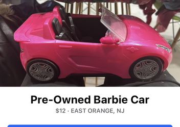 Barbie Convertible Slightly Used 