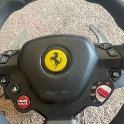 Thrustmaster T80 Ferrari 488 GTB racing wheel + pedals