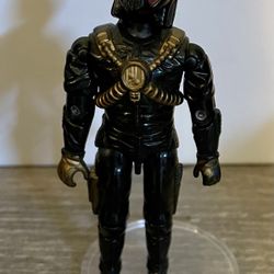 STAR-VIPER  1988 Vtg GI Joe COBRA Enemy Figure STELLAR STILETTO  Vehicle Pilot plus file cards lot