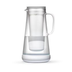 LifeStraw Home Glass Water Filter Pitcher + 8 Replacement Filters