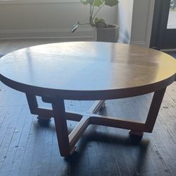 Large Round Coffee Table