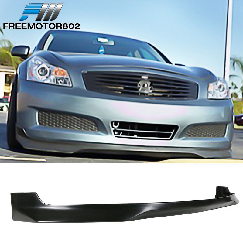 Fits 2007-2008 Infiniti G35 09 G37 Sedan 4Dr EVO Front Bumper Lip PU