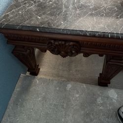 Marble Top Coffee And 2 End Tables 