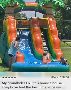 13ft COMMERCIAL GRADE WATERSLIDE WITH BLOWER FOR SALE