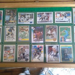 Autographed Cards $10 Each