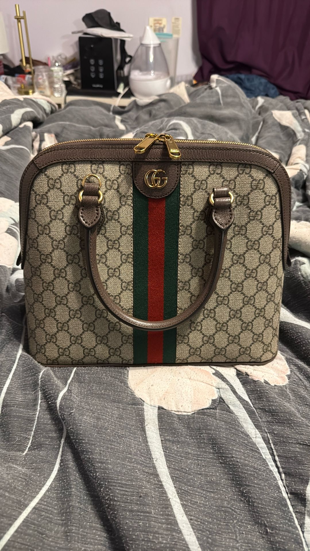 Authentic Gucci Ophidia GG Medium Satchel/crossbody