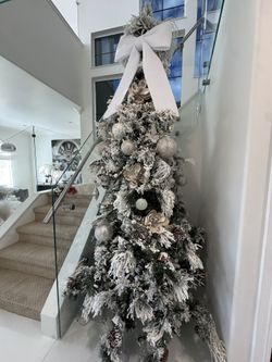 Flocked Christmas Tree