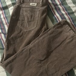 Male brown jeans.