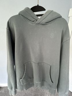 Ninth Hall Hoodie – Light Grey/Blue, Size Medium