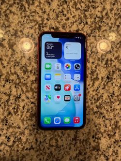 Apple iPhone 11 Red 64gb factory unlocked works great