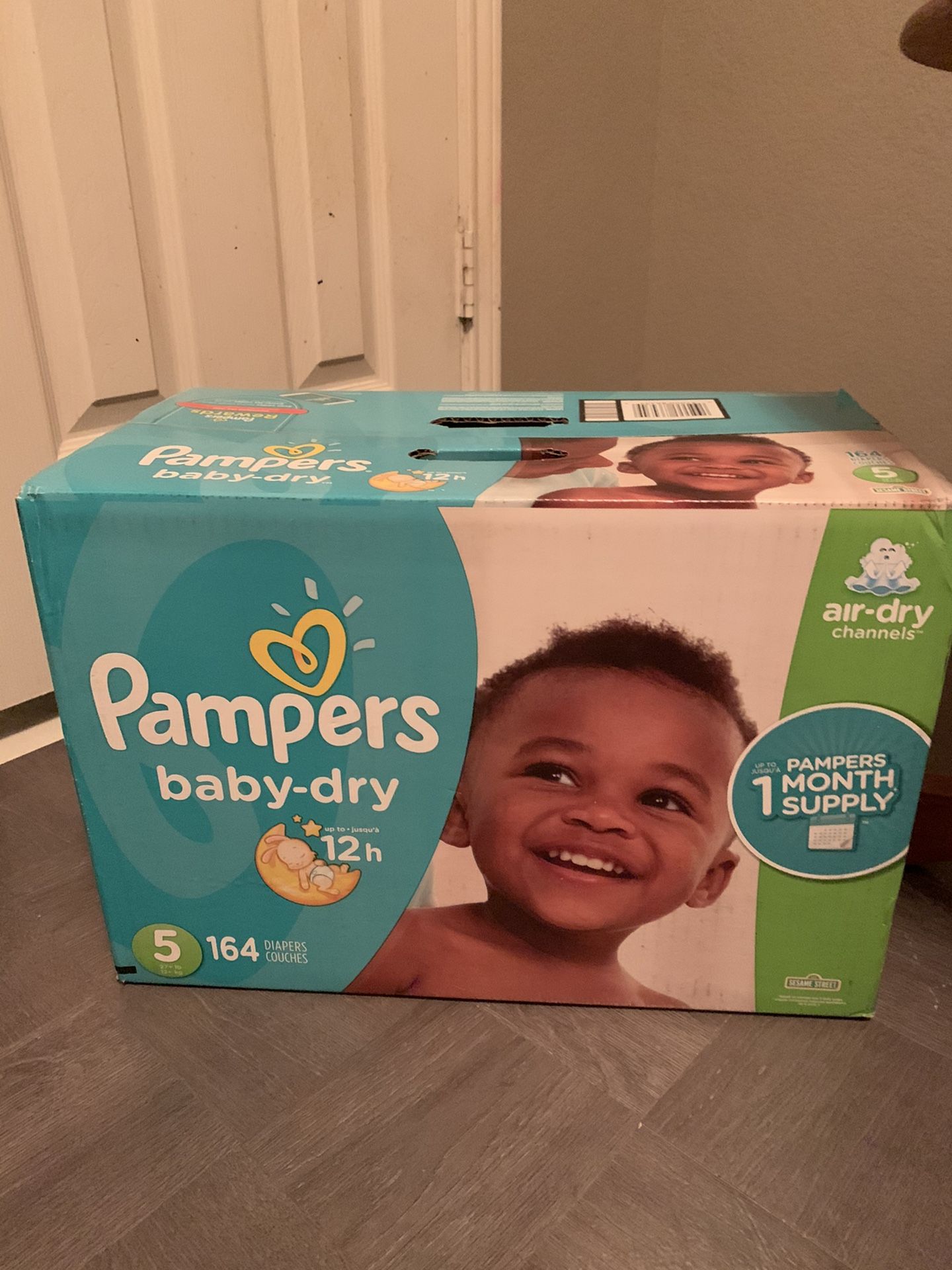 164 pampers size 5