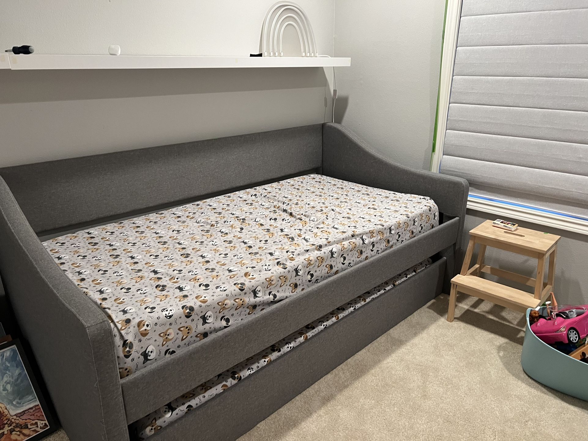 Trundle Bed With Mattress