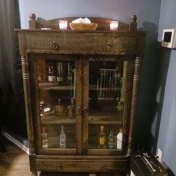 Tall Wooden Cabinet