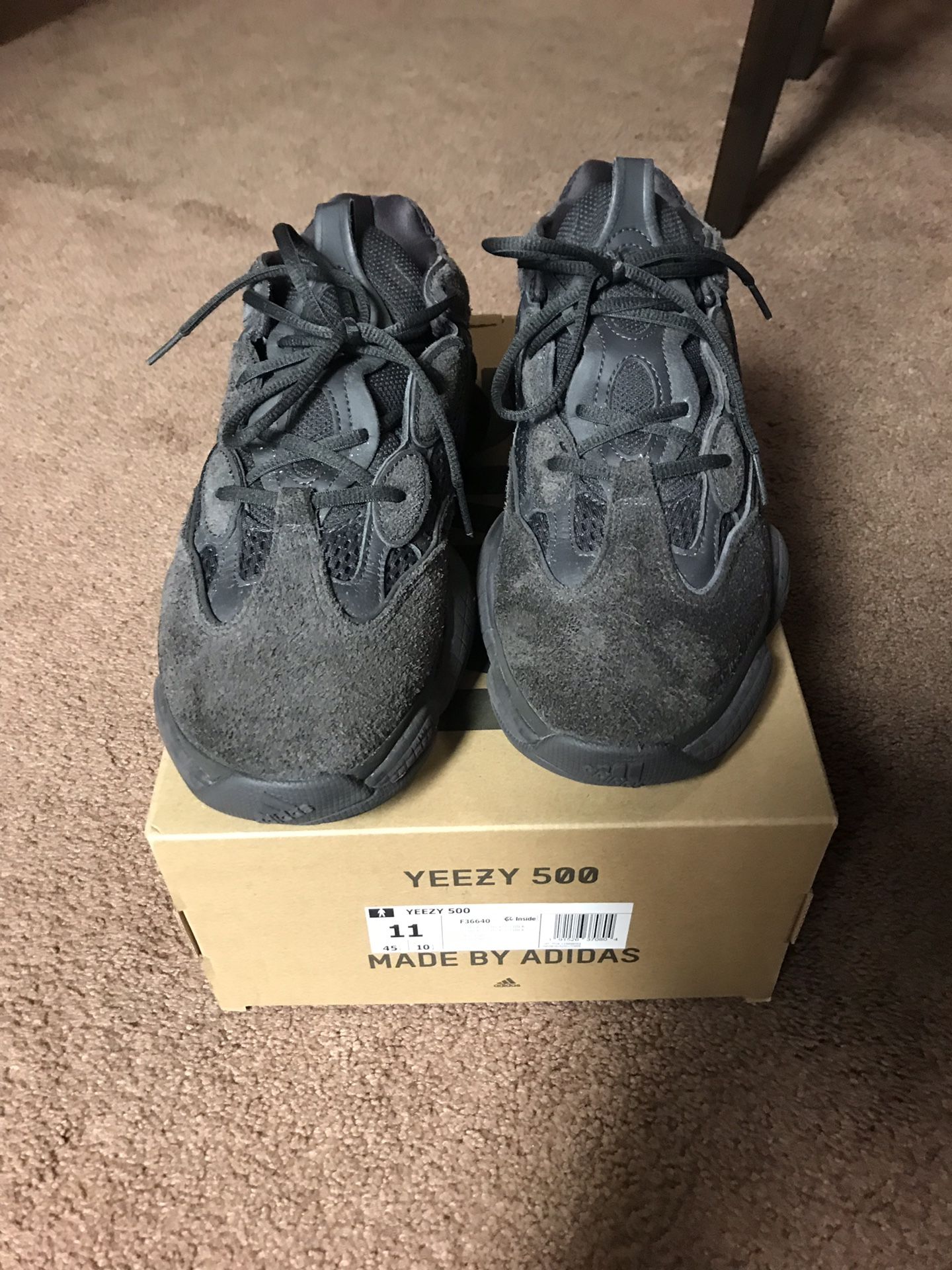 Adidas Yeezy 500 Utility Black size 11 180 display picture 2
