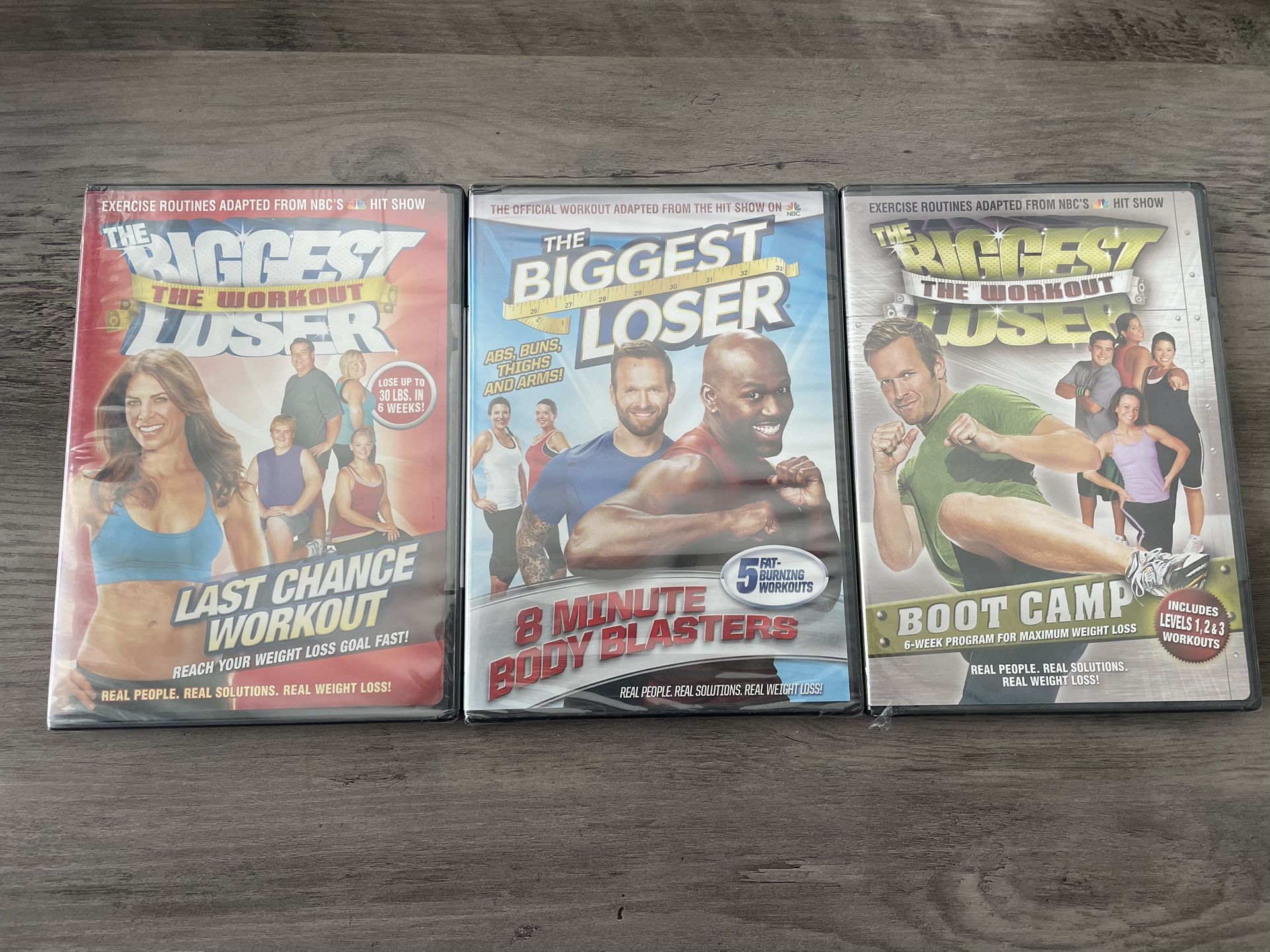 The Biggest Loser - Last Chance Workout Bundle - 3 Brand New DVDs