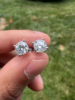 Moissanite Stud Earrings