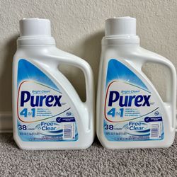 Purex Liquid Laundry Detergent 38 Loads Both $7