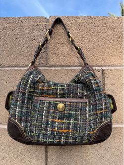 Vintage Coach Chelsea Tweed Boucle Bag