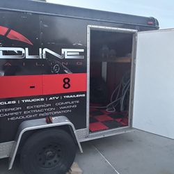 Mobile detailing trailer