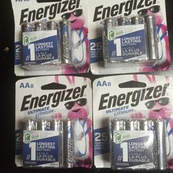 BATTERIES ENERGIZER LITHIUM "AA"