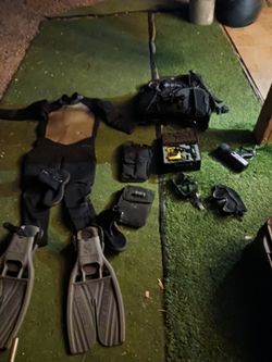 Sea quest Black diamond scuba gear