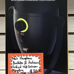 Neat Microphones Bumblebee II Professional Cardioid USB Condenser Microphone New 