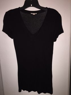 Super Soft Black V-Neck Shirt