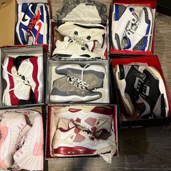 Jordan 11 , 12 , 3 , 4