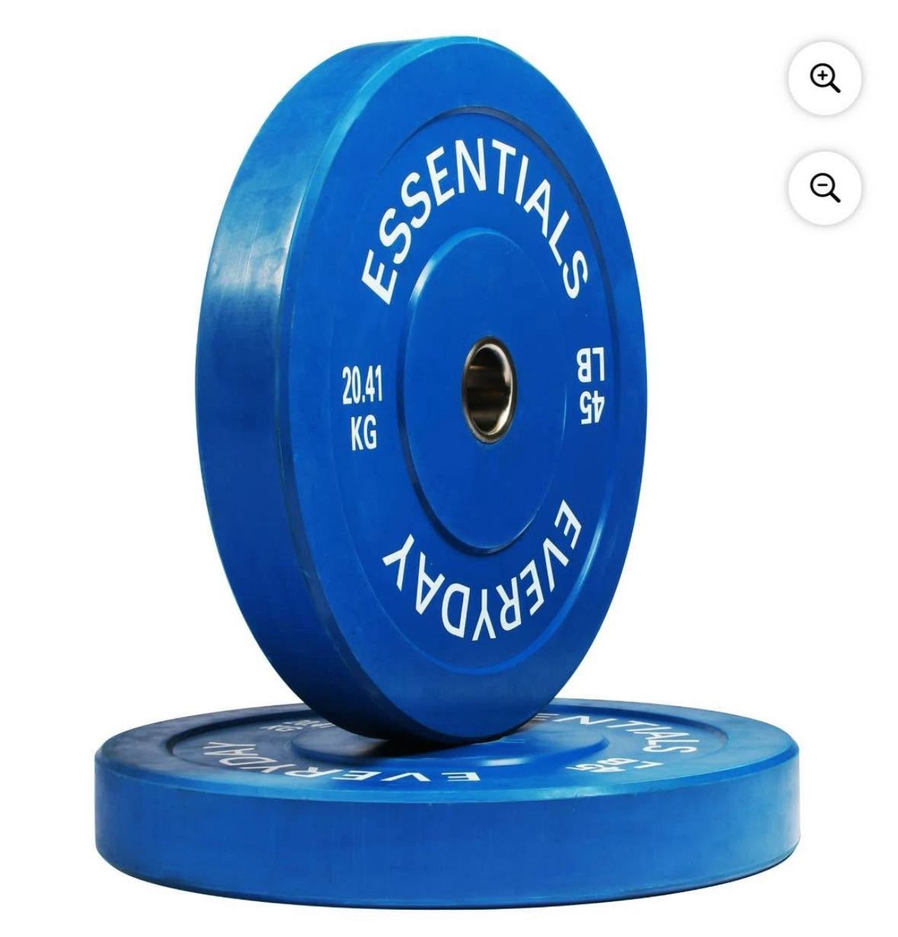 BalanceFrom Olympic Bumper Plate Weight Plate, 45 lbs Pair Color NEW