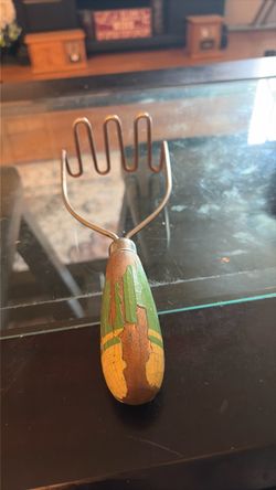 Vintage hand, cultivator, rake, agricultural hand tool