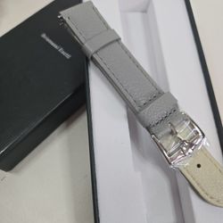 B&E Top Grain Leather Watch Band 18mm Quick Release Watch Straps, Replacement