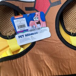 Spongebob Dog Harness Size Medium 