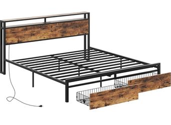California king headboard and frame