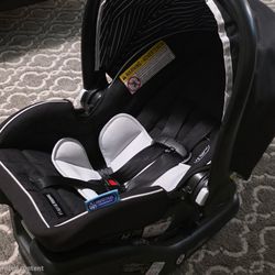 Graco SnugRide Lite LX Infant Car Seat, Rear-Facing, Lightweight, Adjustable Base, Easy Install, Studio