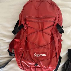 Supreme Red Backpack 