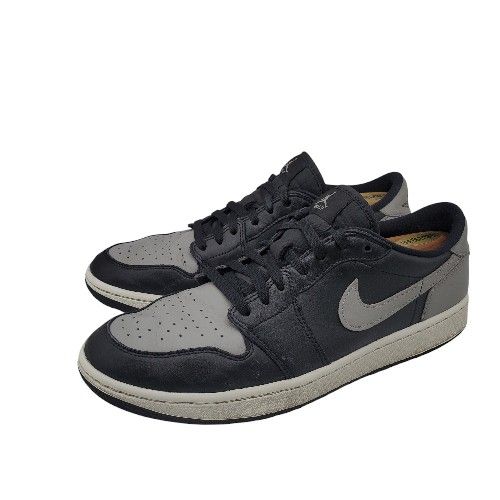 NIKE Mens 11.5 'Air Jordan 1 Low Golf' Shadow/Black Spikeless Shoes DD9315-001