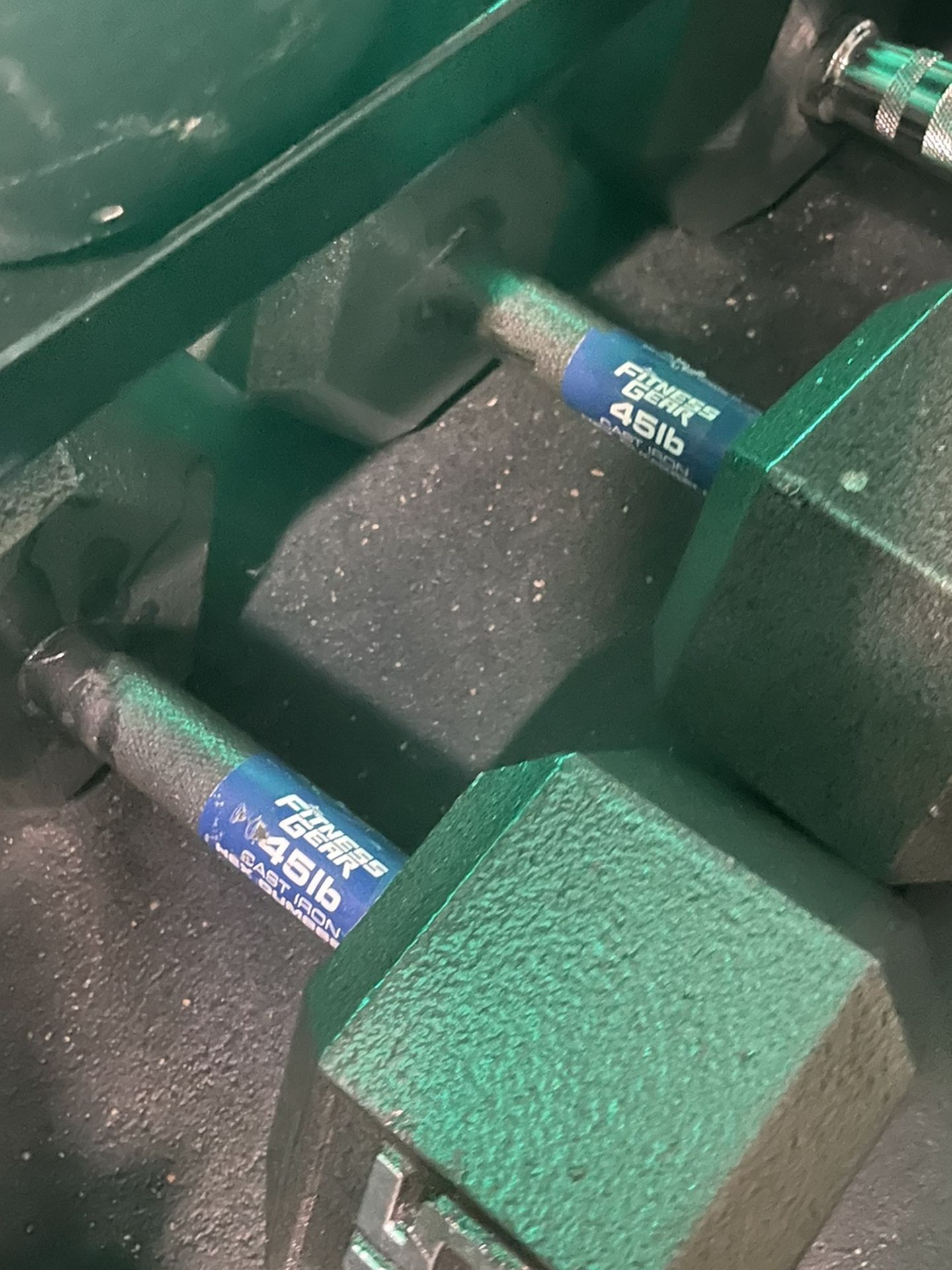 45 lb dumbbells, new
