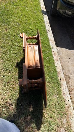 Solid wood coffee table been indoors the whole time