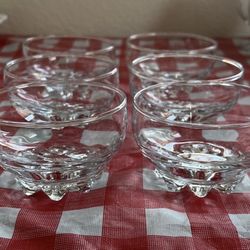 6 Glass For Dessert Or Ice Cream