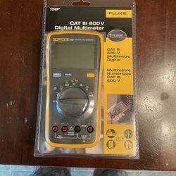 FLUKE CAT III 600V Digital Multimeter NEW